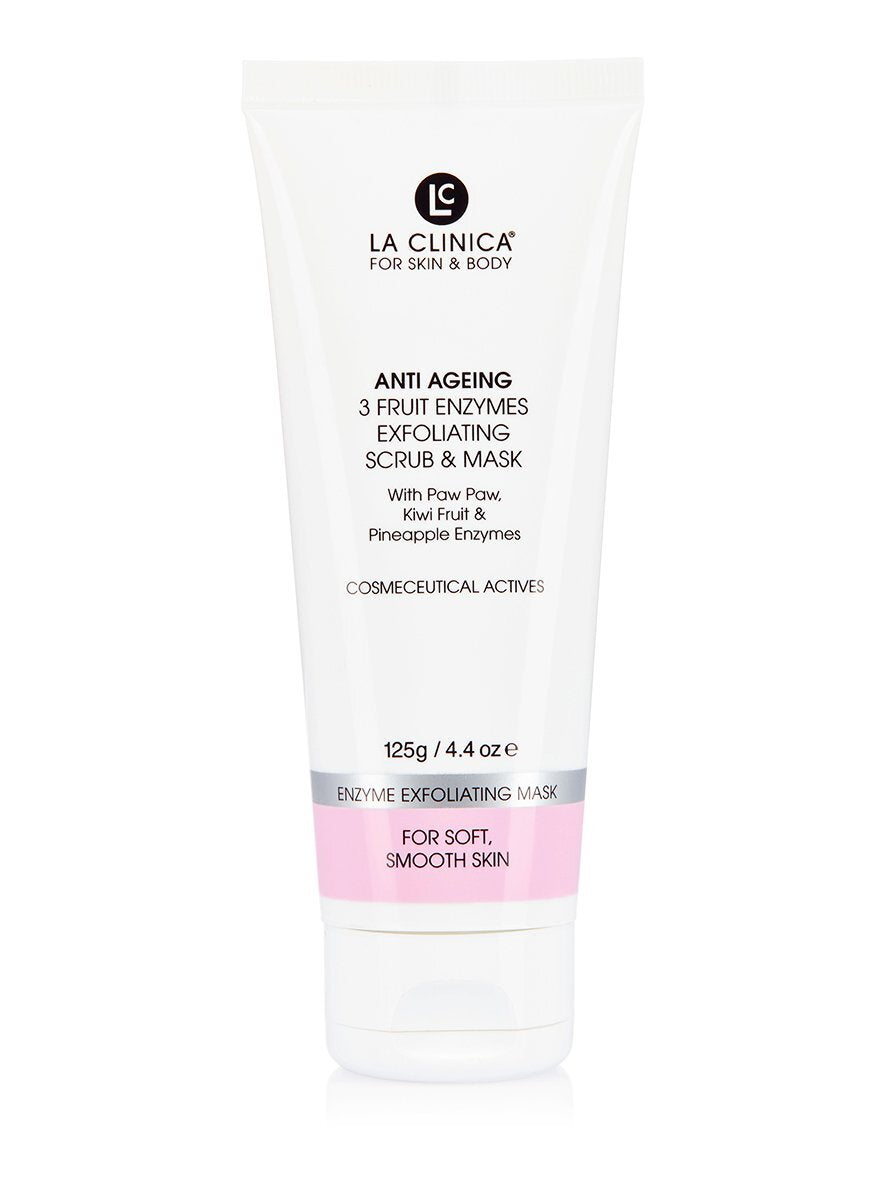 La Clinica Anti Ageing 3 Fruit Enzymes Exfoliating Scrub and Mask
