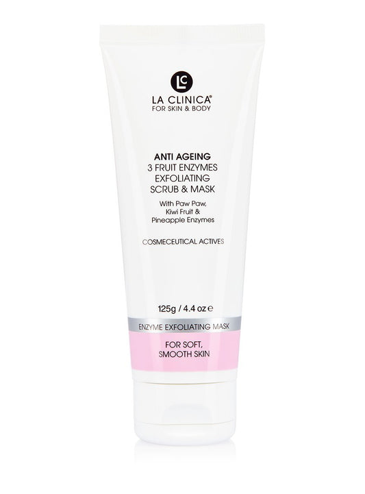 La Clinica Anti Ageing 3 Fruit Enzymes Exfoliating Scrub and Mask